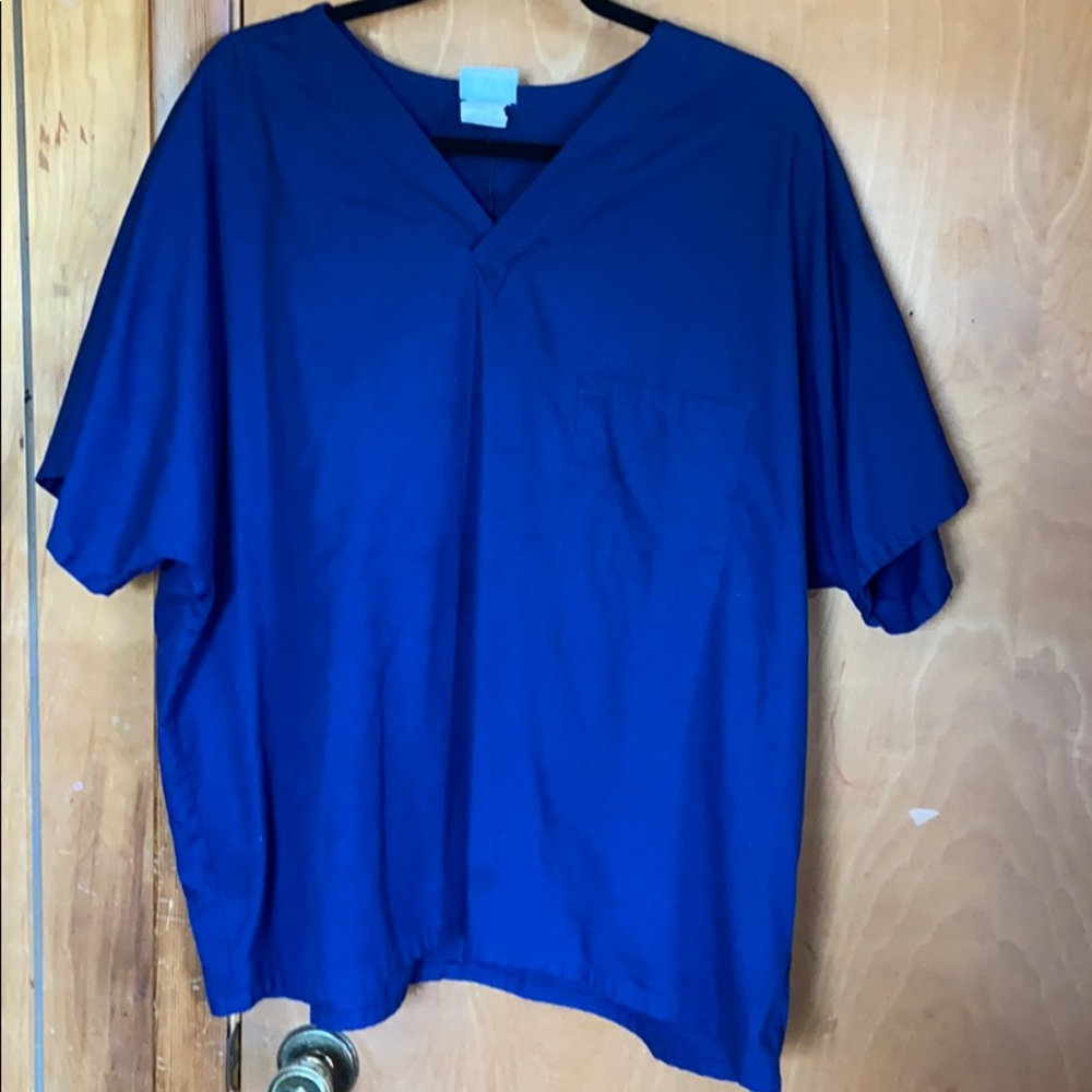 Simply basic scrub top.